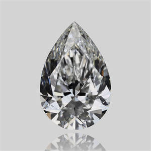 Picture of Natural Diamond 0.70 Carats, Pear with  Cut, H Color, IF Clarity and Certified by GIA