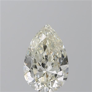 Foto Diamante Natural 4.01 quilates, De pera , Color K, claridad SI2 y certificado GIA de