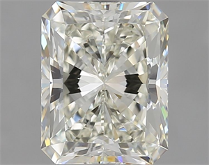 Picture of Natural Diamond 2.01 Carats, Radiant with  Cut, K Color, VS2 Clarity and Certified by GIA