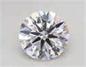 Lab Grown Diamond 2.32 Carats, Round with Excellent Cut, D Color, VVS1 Clarity and Certified by GIA