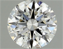 Natural Diamond 0.42 Carats, Round with Excellent Cut, F Color, SI2 Clarity and Certified by GIA