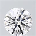 Lab Grown Diamond 3.03 Carats, Round with Ideal Cut, D Color, VVS2 Clarity and Certified by IGI