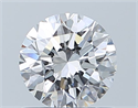 Natural Diamond 0.70 Carats, Round with Excellent Cut, D Color, VVS2 Clarity and Certified by GIA