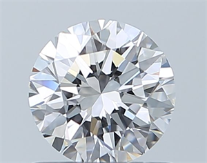 Picture of Natural Diamond 0.70 Carats, Round with Excellent Cut, D Color, VVS2 Clarity and Certified by GIA