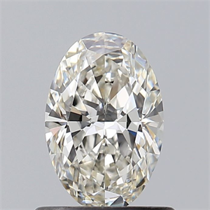 Picture of Natural Diamond 0.65 Carats, Oval with  Cut, I Color, VS1 Clarity and Certified by GIA