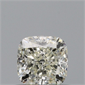 Diamante Natural 0.50 quilates, Del cojín , Color L, claridad VVS1 y certificado GIA