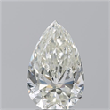 Natural Diamond 2.01 Carats, Pear with  Cut, J Color, SI1 Clarity and Certified by GIA