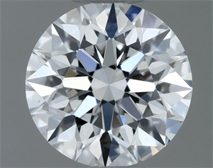 Foto Diamante Natural 0.53 quilates, Redondo , Color E, claridad VS1 y certificado GIA de