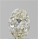Diamante Natural 0.91 quilates, Ovalado , Color K, claridad VS1 y certificado GIA
