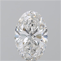 Natural Diamond 2.01 Carats, Oval with  Cut, G Color, VS2 Clarity and Certified by GIA