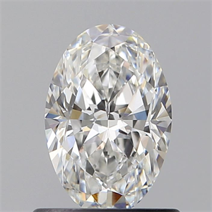 Picture of Natural Diamond 0.75 Carats, Oval with  Cut, F Color, VVS2 Clarity and Certified by GIA