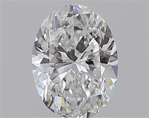 Picture of Natural Diamond 0.59 Carats, Oval with  Cut, E Color, VVS2 Clarity and Certified by GIA