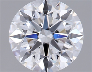 Picture of Lab Grown Diamond 1.04 Carats, Round with Ideal Cut, D Color, VVS2 Clarity and Certified by IGI
