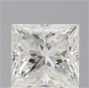 Natural Diamond 0.70 Carats, Princess with  Cut, I Color, VVS2 Clarity and Certified by GIA