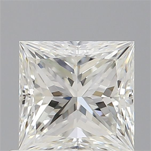 Picture of Natural Diamond 0.70 Carats, Princess with  Cut, I Color, VVS2 Clarity and Certified by GIA