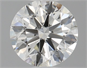 Natural Diamond 0.65 Carats, Round with Excellent Cut, K Color, SI2 Clarity and Certified by GIA
