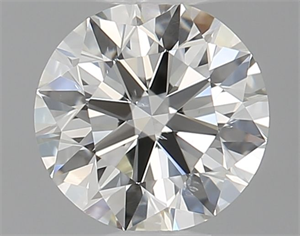 Picture of Natural Diamond 0.65 Carats, Round with Excellent Cut, K Color, SI2 Clarity and Certified by GIA