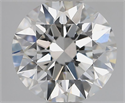 Lab Grown Diamond 1.51 Carats, Round with Excellent Cut, F Color, VVS2 Clarity and Certified by IGI