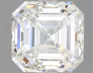 Picture of Natural Diamond 1.30 Carats, Asscher with  Cut, J Color, VS1 Clarity and Certified by GIA