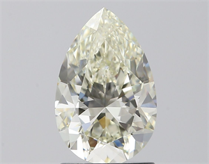 Picture of Natural Diamond 1.50 Carats, Pear with  Cut, L Color, VS2 Clarity and Certified by GIA