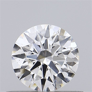 Picture of Natural Diamond 0.46 Carats, Round with Excellent Cut, E Color, SI1 Clarity and Certified by GIA