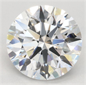 Lab Grown Diamond 3.05 Carats, Round with Ideal Cut, E Color, IF Clarity and Certified by IGI