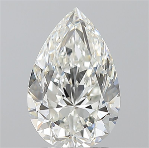 Foto Diamante Natural 2.01 quilates, De pera , Color H, claridad VS1 y certificado GIA de