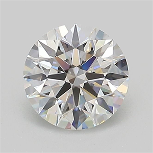 Picture of Lab Grown Diamond 1.01 Carats, Round with Ideal Cut, D Color, VVS2 Clarity and Certified by IGI