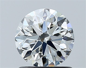 Picture of Natural Diamond 1.01 Carats, Round with Very Good Cut, G Color, VS1 Clarity and Certified by GIA