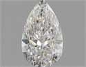 Natural Diamond 0.50 Carats, Pear with  Cut, F Color, SI2 Clarity and Certified by GIA