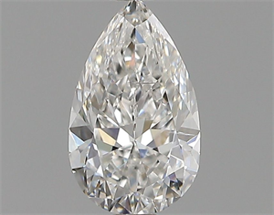 Picture of Natural Diamond 0.50 Carats, Pear with  Cut, F Color, SI2 Clarity and Certified by GIA