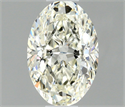 Natural Diamond 0.50 Carats, Oval with  Cut, I Color, VVS1 Clarity and Certified by IGI