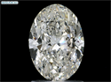 Natural Diamond 1.70 Carats, Oval with  Cut, I Color, SI2 Clarity and Certified by GIA