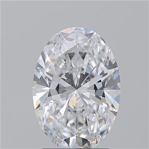 Picture of Natural Diamond 2.20 Carats, Oval with  Cut, D Color, SI1 Clarity and Certified by GIA