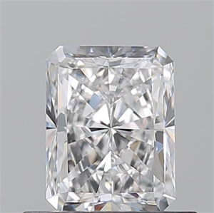 Picture of Natural Diamond 0.70 Carats, Radiant with  Cut, D Color, VVS1 Clarity and Certified by GIA