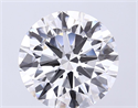 Lab Grown Diamond 6.07 Carats, Round with Ideal Cut, F Color, VVS1 Clarity and Certified by IGI
