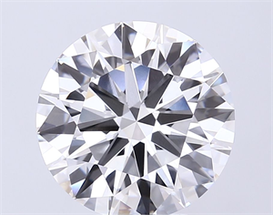 Picture of Lab Grown Diamond 6.07 Carats, Round with Ideal Cut, F Color, VVS1 Clarity and Certified by IGI