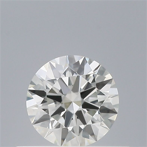 Picture of Natural Diamond 0.42 Carats, Round with Excellent Cut, H Color, VVS2 Clarity and Certified by IGI