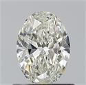 Natural Diamond 0.70 Carats, Oval with  Cut, H Color, VS1 Clarity and Certified by IGI