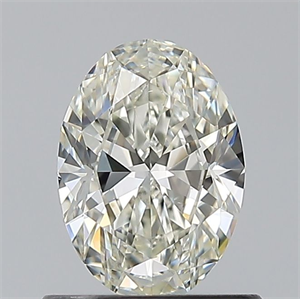 Picture of Natural Diamond 0.70 Carats, Oval with  Cut, H Color, VS1 Clarity and Certified by IGI
