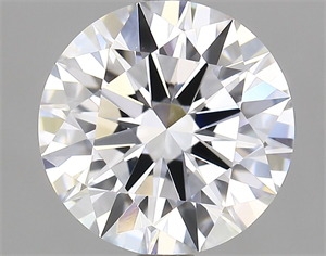 Picture of Lab Grown Diamond 2.67 Carats, Round with Excellent Cut, D Color, VS1 Clarity and Certified by GIA