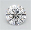 Del inventario de diamantes de laboratorio, 1.01 quilates, Redondo , Color D, claridad FL y certificado GIA