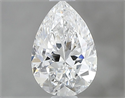 Natural Diamond 0.70 Carats, Pear with  Cut, E Color, SI2 Clarity and Certified by GIA
