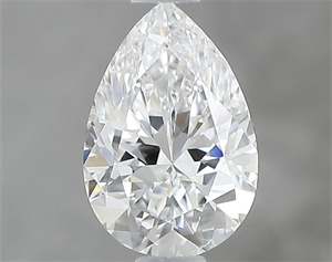 Picture of Natural Diamond 0.70 Carats, Pear with  Cut, E Color, SI2 Clarity and Certified by GIA
