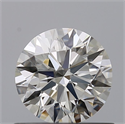 Natural Diamond 0.70 Carats, Round with Excellent Cut, F Color, VVS1 Clarity and Certified by IGI