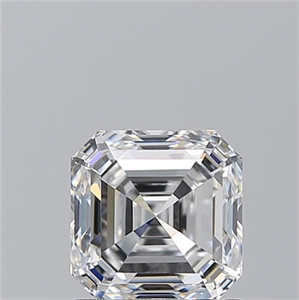 Foto Diamante Natural 1.15 quilates, Asscher , Color D, claridad VVS1 y certificado GIA de
