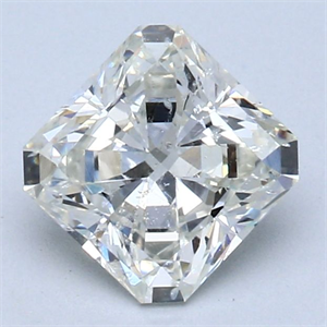 Picture of Natural Diamond 1.50 Carats, Radiant with  Cut, I Color, SI2 Clarity and Certified by GIA