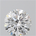 Natural Diamond 0.83 Carats, Round with Excellent Cut, E Color, SI2 Clarity and Certified by GIA