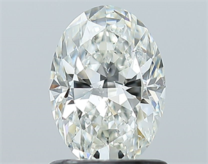 Foto Diamante Natural 1.01 quilates, Ovalado , Color I, claridad SI2 y certificado GIA de