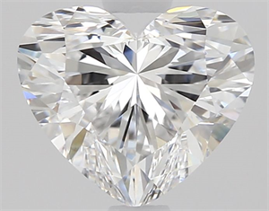 Picture of Natural Diamond 1.02 Carats, Heart with  Cut, D Color, VVS1 Clarity and Certified by GIA